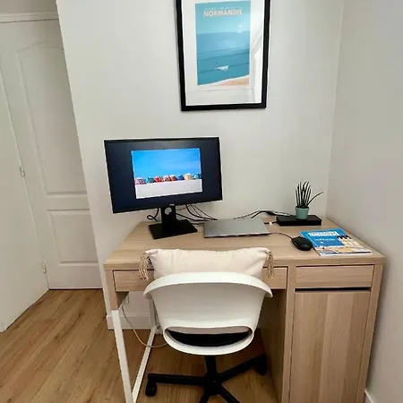 Apartman Pause Trouvillaise, 3 Pieces Centre Ville, 45m² *
